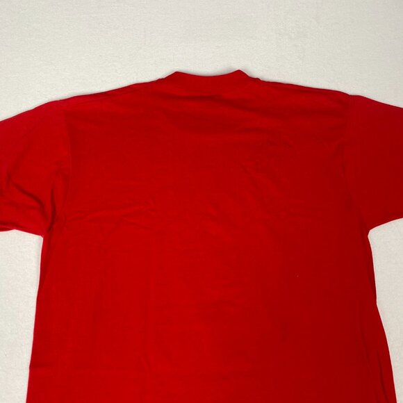 Vintage 90s Made in USA Single Stitch 1994 Youth Olymporama Volleyball Red Tee - Picture 7 of 10